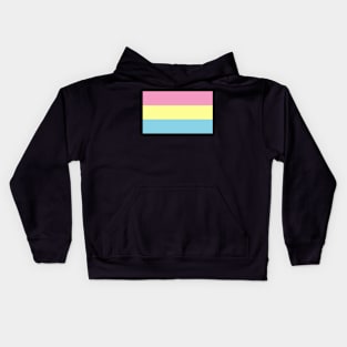 Pastel Pan Pride Flag Kids Hoodie